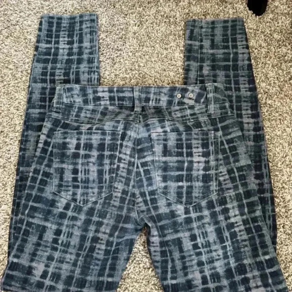 CAbi Blue Skinny Grid Jeans - Picture 6 of 6